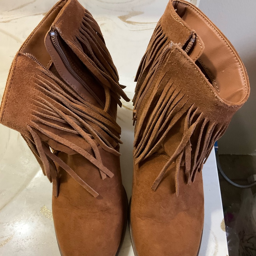 Mossimo Fringe Booties